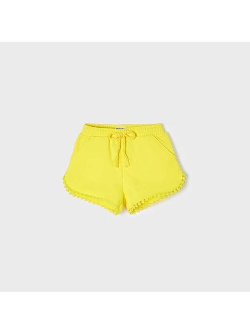 Size 7 Girls Mayoral Sunny Yellow Kids Shorts
